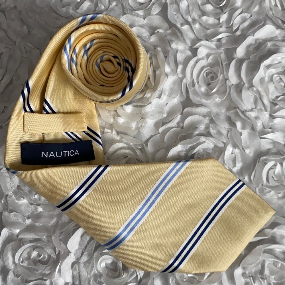 New Nautica silk tie